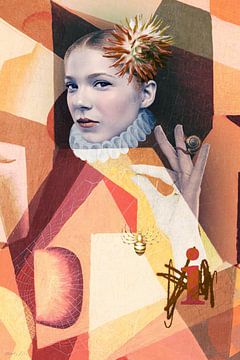 Spider, snail, dahlia & i (1 of series 4)