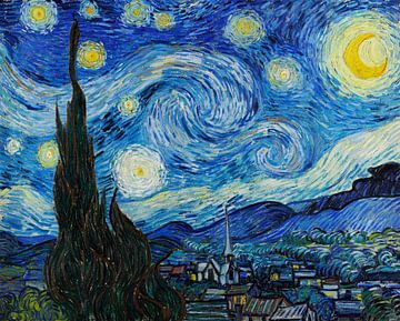 Vincent Van Gogh's The Starry Night 1889 by LUSE