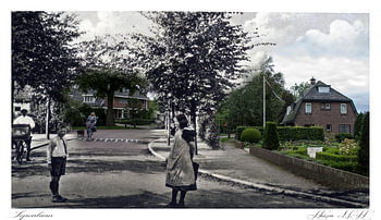 Iepenlaan in Huizen ( oud & nieuw serie) 