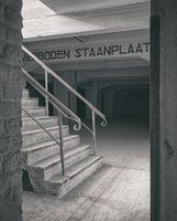 Verlassene Standorte: Detail der Kellertreppe der Sphinx-Fabrik Maastricht.
