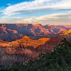 Geweldige zonsondergang Grand Canyon -panorama van Remco Bosshard