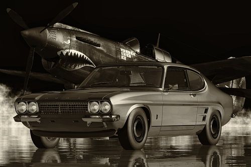 Ford Capri von 1973 von Jan Keteleer