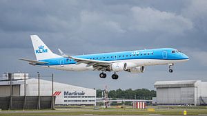 KLM Cityhopper Embraer ERJ-190 Passagierflugzeug.