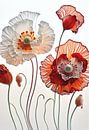 Watercolour Poppies by Jacky thumbnail