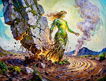 Gaia, godin van de aarde uit de Griekse mythologie