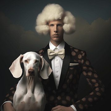 As handsome as my dog by Ton Kuijpers