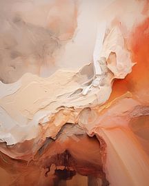 Modern abstract in aardetinten van Studio Allee