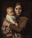 Mother and child, Julius Gari Melchers, c. 1906, The Art Institute of Chicago by MadameRuiz thumbnail