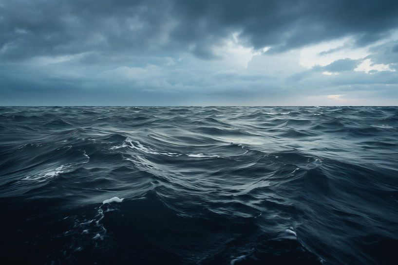 Schönheit des Ozeans von fernlichtsicht