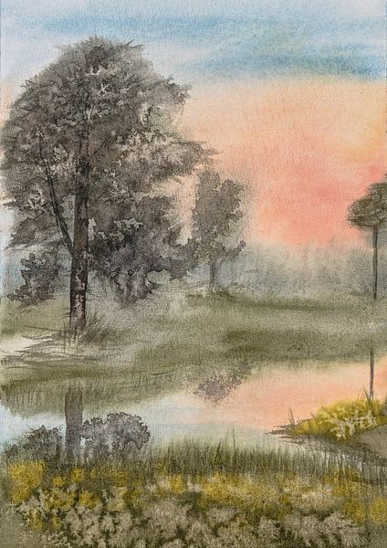 Aquarel part 162 van Tania Perneel