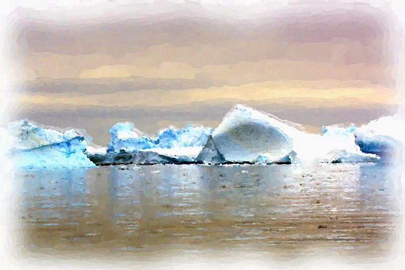 Antarctica landschap van Maurice Dawson