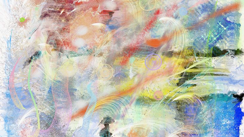 Abstract modern digital painting by Maurice Dawson