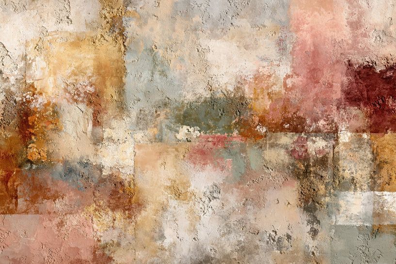 Earth tones composition - Dreamy painting by Joriali Abstract