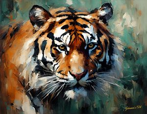 Wildtiere - Abstrakter Surrealismus - Tiger 1