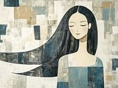 Woman Art | Woman Rest by Eye catching paintings thumbnail