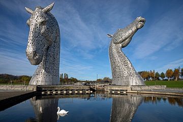 The Kelpies, The Helix, Falkirk, Schottland, UK
