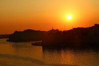 Valletta Harbour Sunrise - Haven van Valetta bij zonsopgang