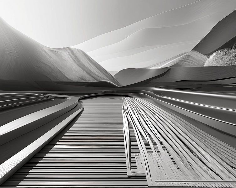 AI landschap van Paul Zoetemeijer Fotografie