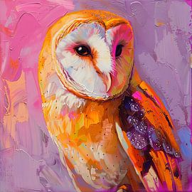 Barn owl by Poster Art Shop