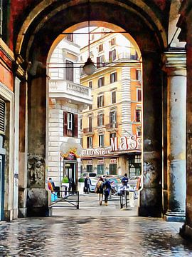 Shopping et architecture à Rome sur Dorothy Berry-Lound
