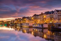 Sunset at the London Quay in Middelburg