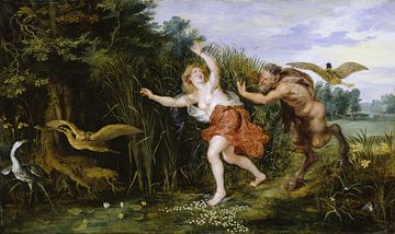 Pan en Syrinx, Jan Breughel de Jonge, Peter Paul Rubens