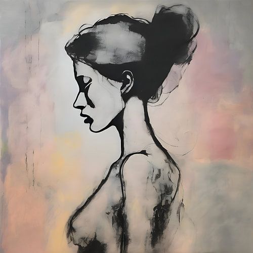 Houtskool met Pastel