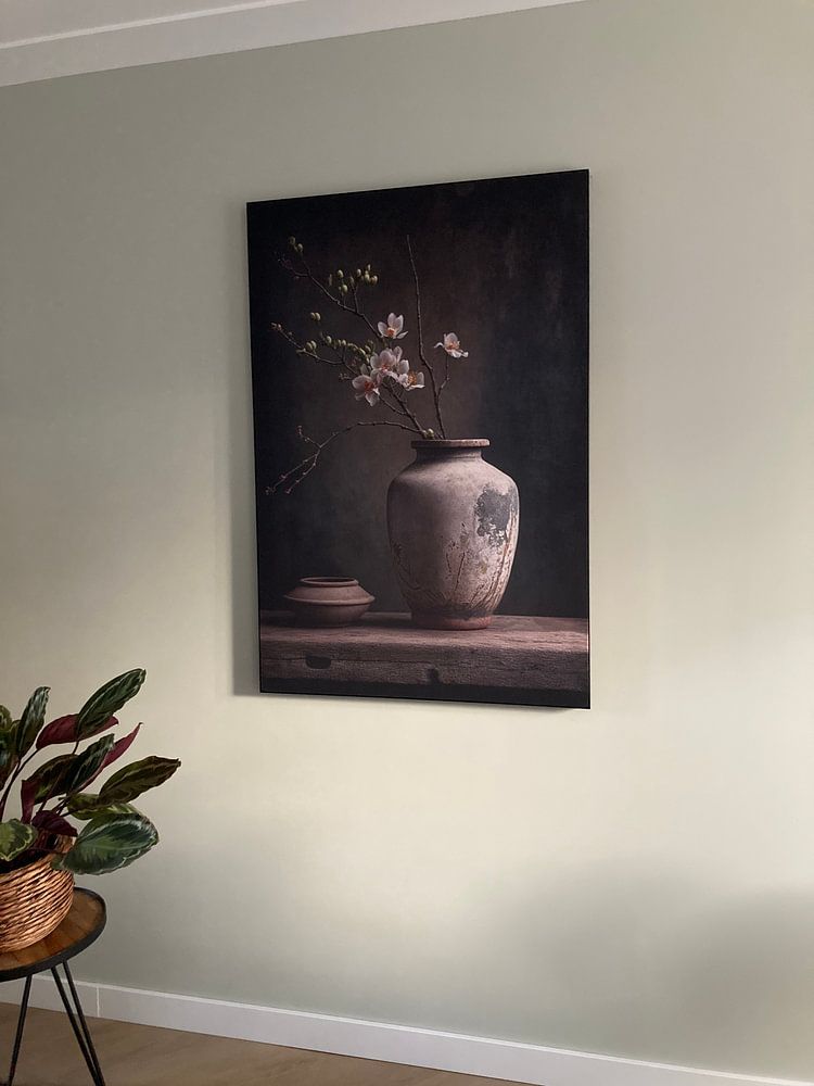 Nature morte rurale avec des fleurs  par Digitale Schilderijen 