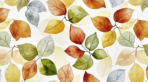 Kleurrijke herfstbladeren