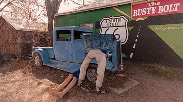 Route 66 in Seligman by Kurt Krause