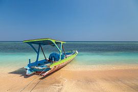 Fishing boat on Gili-air beach