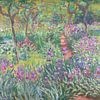 Der Garten des Künstlers in Giverny, Claude Monetvon Meesterlijcke Meesters