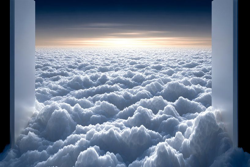 stunning view of the cloud cover by Egon Zitter