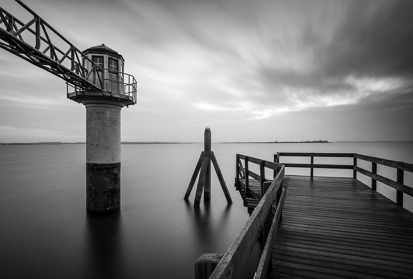 Lighthouse Oostmahorn (The Netherlands) von Sjaak den Breeje