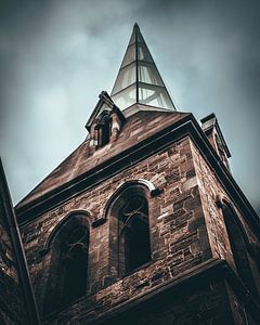 Glass Spire Above Stone – St. James’ Church, Dublin