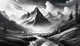 Bergen en landschap