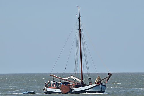Het bruine vloot schip Stânfries