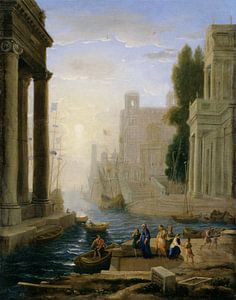 Claude Lorrain. Einschiffung von St. Paula