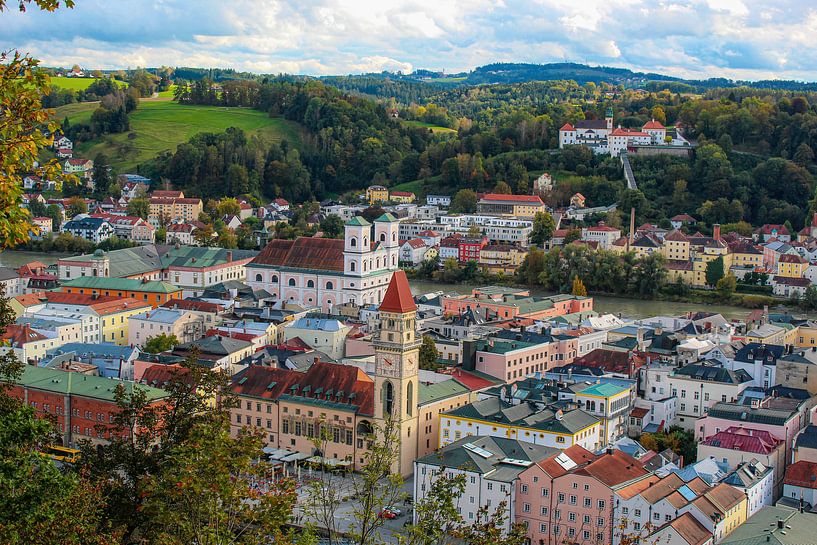 View over Passau by Linda Herfs