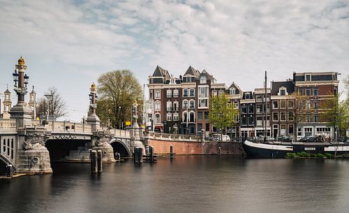 Blauwbrug over de Amstel, Amsterdam.