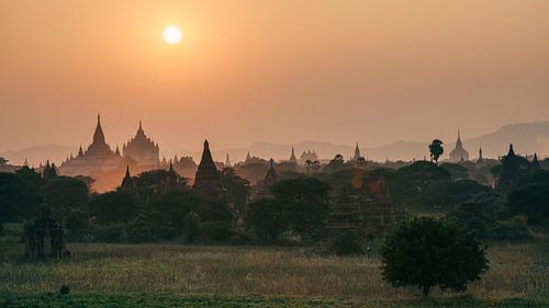 De tempels van Bagan in Myanmar