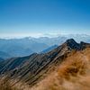Uitzicht vanaf de Monte Limidario Gridone naar de Dufour-piek Aostadal van Leo Schindzielorz