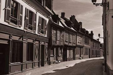 Quaint street, Sainte-Valery-sur-Somme, France by Imladris Images