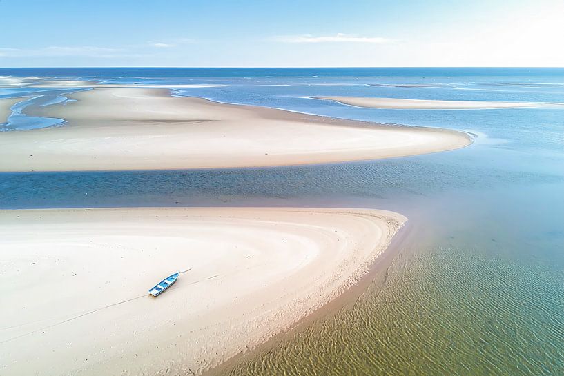 Boat in the Wadden Sea-04 by Rautenberg Digital Art Maritim