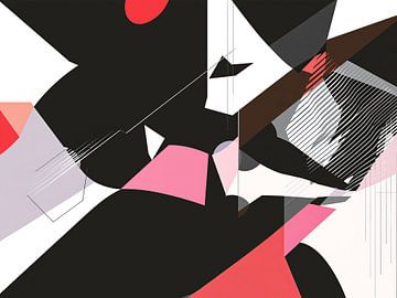 Tension and Balance abstract geometric art by Dutch Art Works