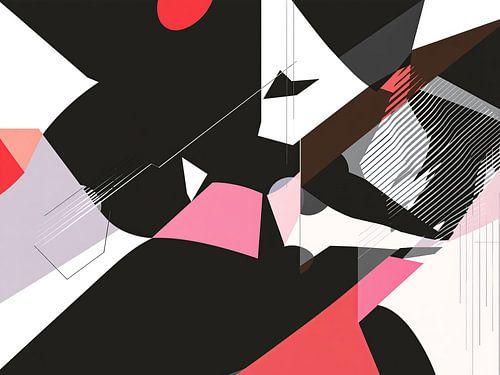 Spannung und Gleichgewicht abstrakte geometrische Kunst