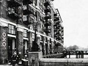 Oxo Building London zwart-wit van Dorothy Berry-Lound thumbnail