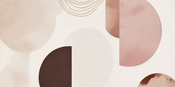 Minimalistisch abstract in Roze van Studio BB