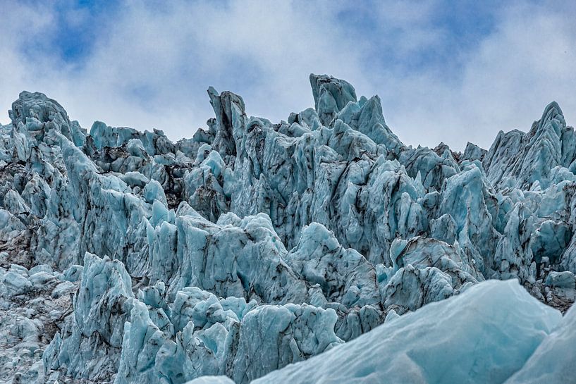 Falljökull gletsjer in Vatnajökull national park van Easycopters