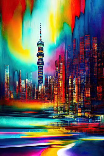 Retro-Futuristisch Metropolis V